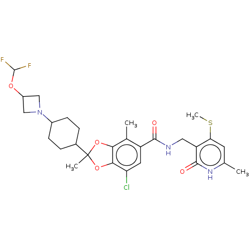 Chemical structure of BindingDB Monomer ID 542466