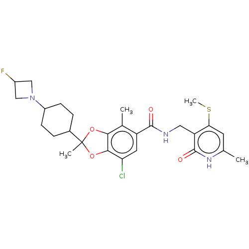 Chemical structure of BindingDB Monomer ID 542480