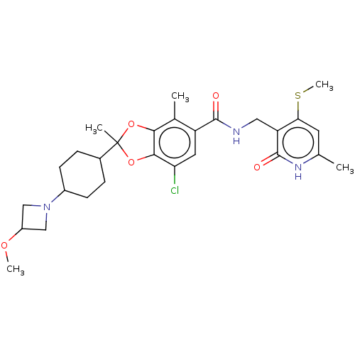 Chemical structure of BindingDB Monomer ID 542486