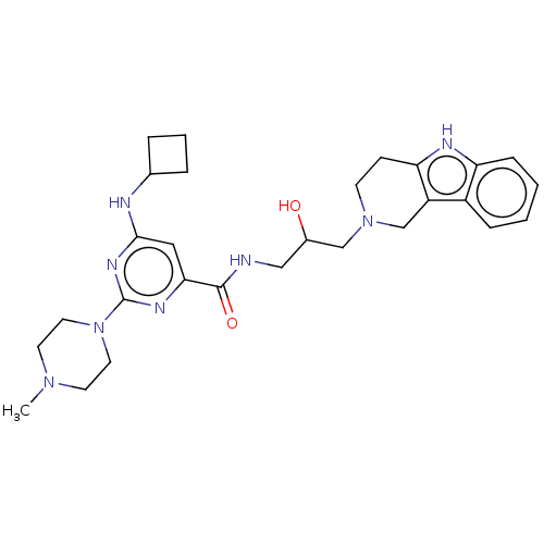 Chemical structure of BindingDB Monomer ID 542487