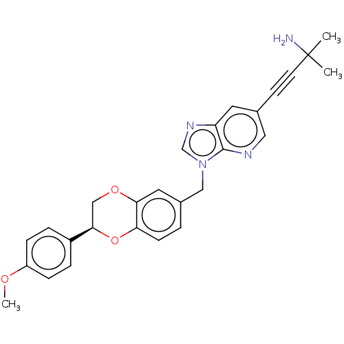 Chemical structure of BindingDB Monomer ID 542519