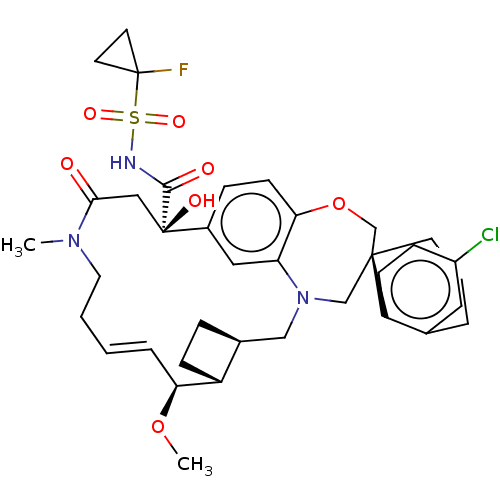 Chemical structure of BindingDB Monomer ID 542527