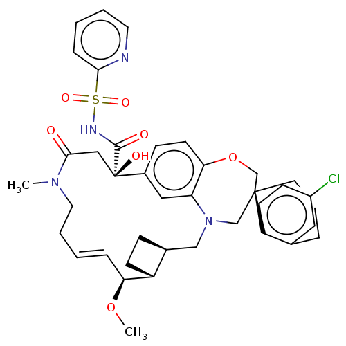 Chemical structure of BindingDB Monomer ID 542547