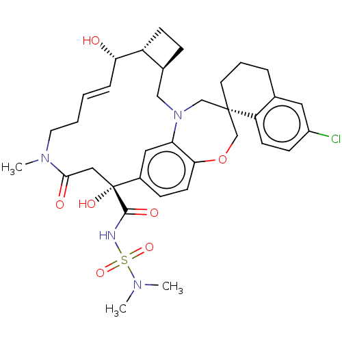 Chemical structure of BindingDB Monomer ID 542556
