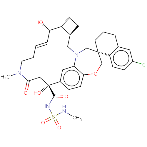 Chemical structure of BindingDB Monomer ID 542557