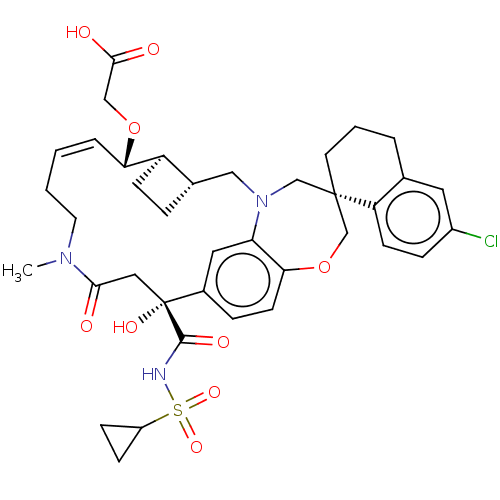 Chemical structure of BindingDB Monomer ID 542562