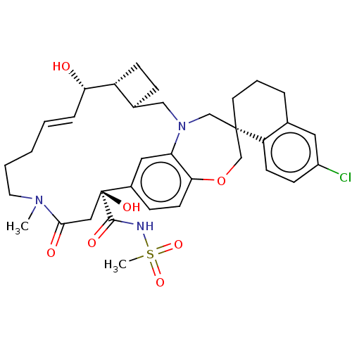 Chemical structure of BindingDB Monomer ID 542598