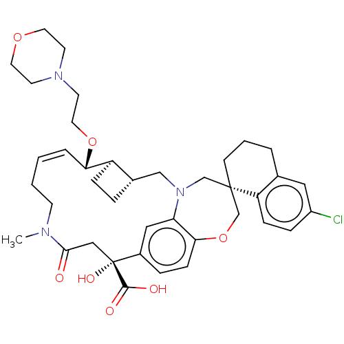 Chemical structure of BindingDB Monomer ID 542674