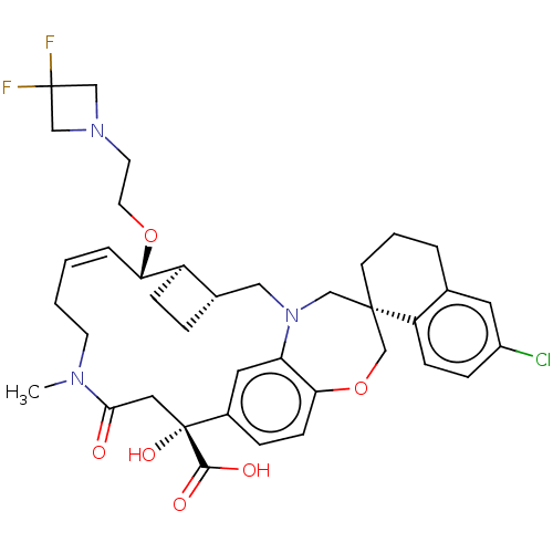 Chemical structure of BindingDB Monomer ID 542676