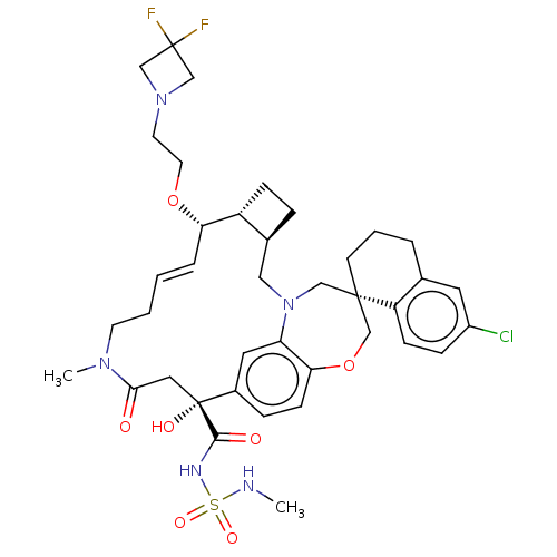 Chemical structure of BindingDB Monomer ID 542690