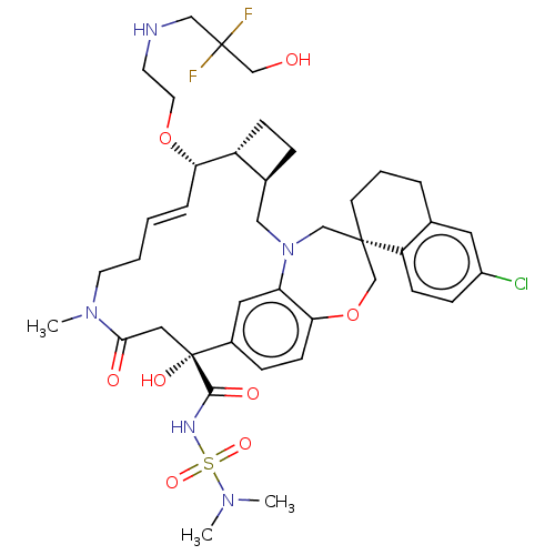 Chemical structure of BindingDB Monomer ID 542704