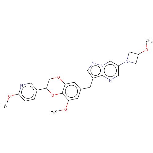 Chemical structure of BindingDB Monomer ID 542813