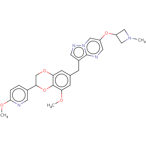 Chemical structure of BindingDB Monomer ID 542816