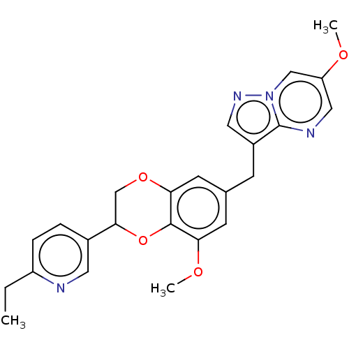 Chemical structure of BindingDB Monomer ID 542847