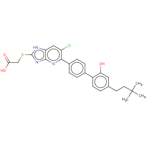 Chemical structure of BindingDB Monomer ID 543474
