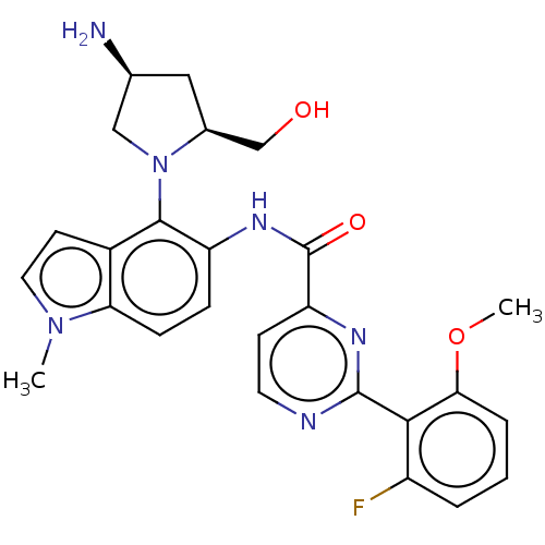 Chemical structure of BindingDB Monomer ID 543821