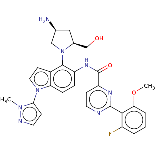 Chemical structure of BindingDB Monomer ID 543831