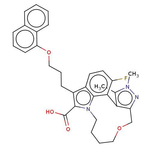 Chemical structure of BindingDB Monomer ID 544460