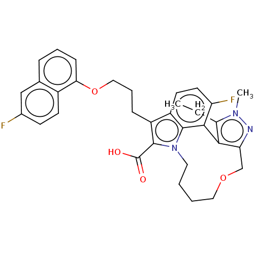 Chemical structure of BindingDB Monomer ID 544485
