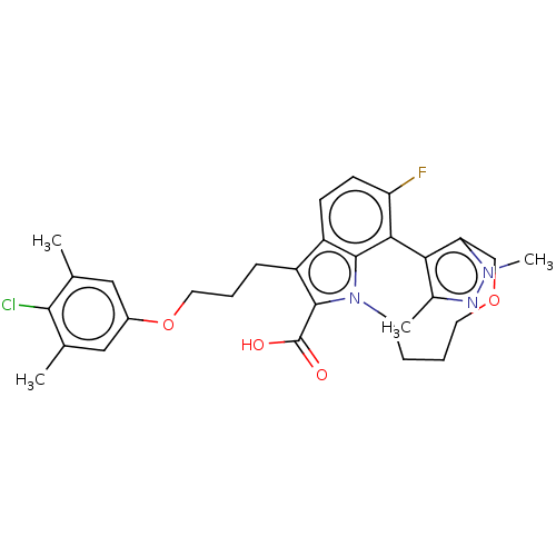 Chemical structure of BindingDB Monomer ID 544500