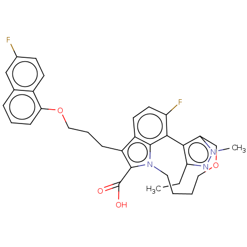 Chemical structure of BindingDB Monomer ID 544502