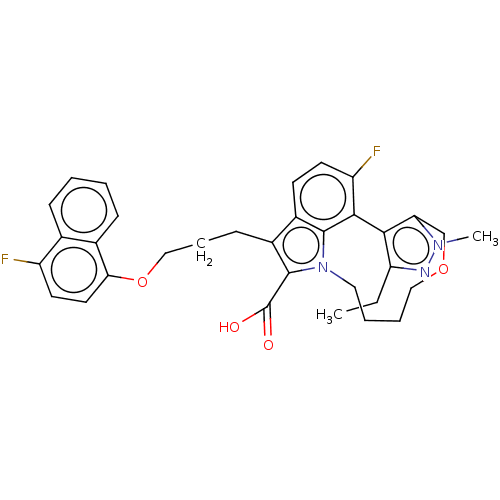 Chemical structure of BindingDB Monomer ID 544505