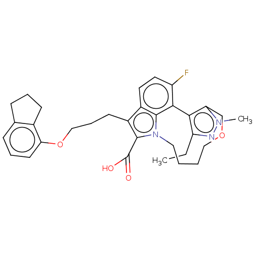 Chemical structure of BindingDB Monomer ID 544509