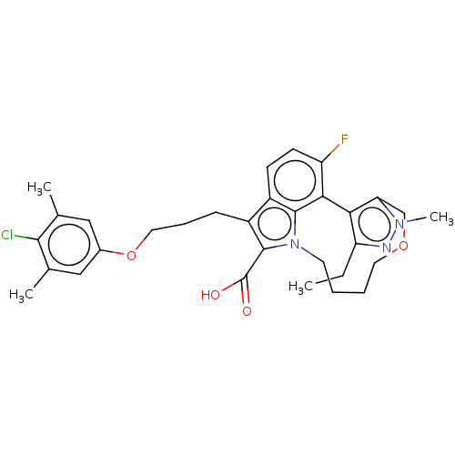 Chemical structure of BindingDB Monomer ID 544510