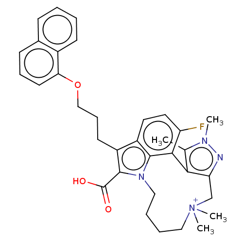 Chemical structure of BindingDB Monomer ID 544513