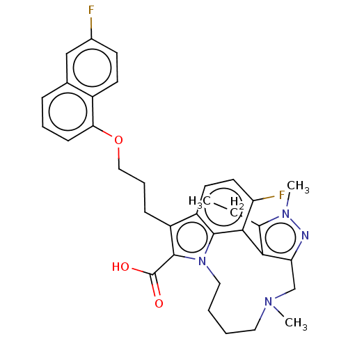 Chemical structure of BindingDB Monomer ID 544516