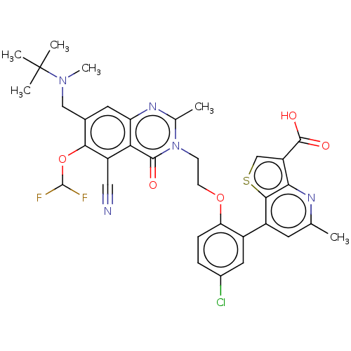 Chemical structure of BindingDB Monomer ID 545132