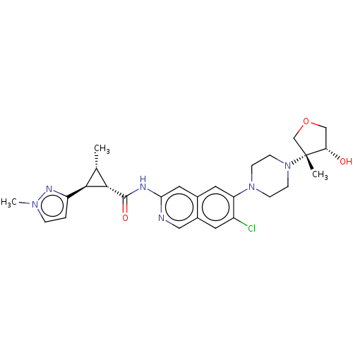 Chemical structure of BindingDB Monomer ID 548546