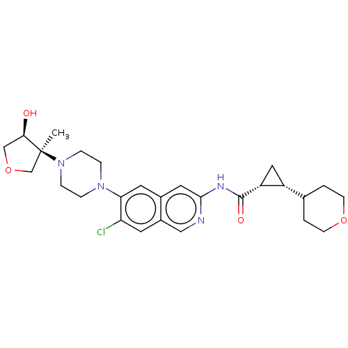 Chemical structure of BindingDB Monomer ID 548561