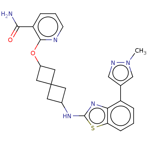 Chemical structure of BindingDB Monomer ID 549034
