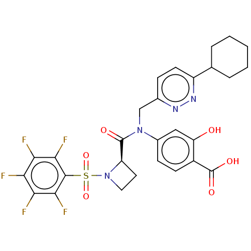 Chemical structure of BindingDB Monomer ID 549074