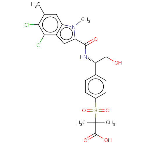 Chemical structure of BindingDB Monomer ID 549087