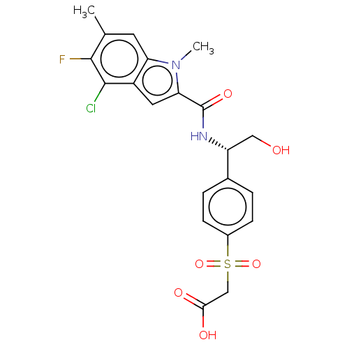 Chemical structure of BindingDB Monomer ID 549355