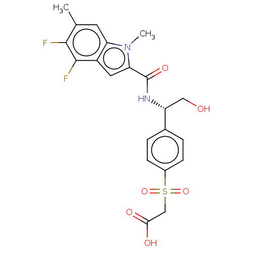 Chemical structure of BindingDB Monomer ID 549374