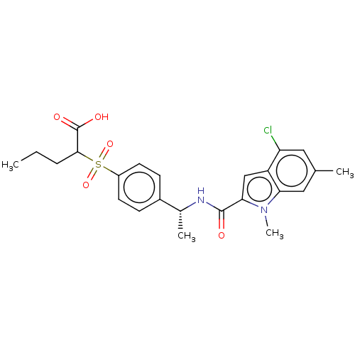 Chemical structure of BindingDB Monomer ID 549392
