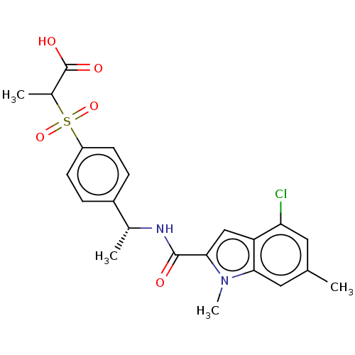 Chemical structure of BindingDB Monomer ID 549422