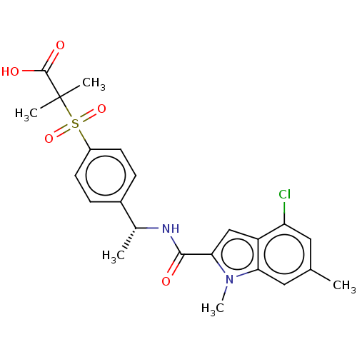 Chemical structure of BindingDB Monomer ID 549433