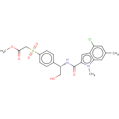Chemical structure of BindingDB Monomer ID 549454