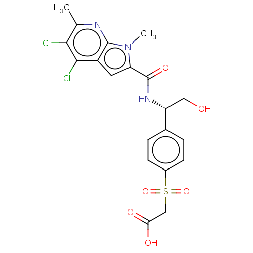 Chemical structure of BindingDB Monomer ID 549483
