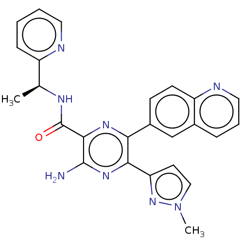 Chemical structure of BindingDB Monomer ID 549534