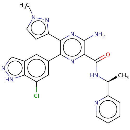 Chemical structure of BindingDB Monomer ID 549536