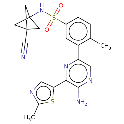 Chemical structure of BindingDB Monomer ID 549582