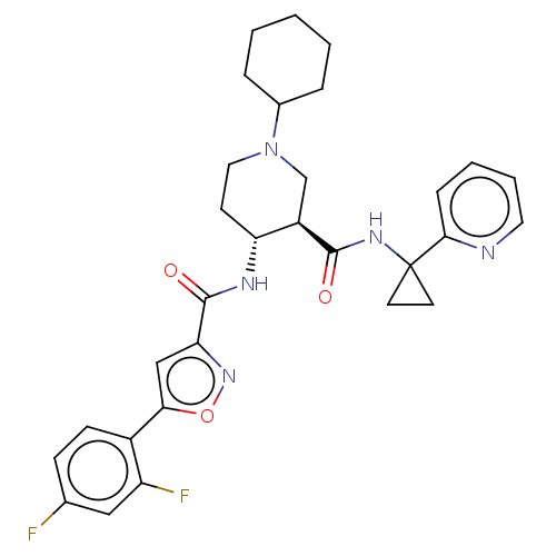 Chemical structure of BindingDB Monomer ID 549654