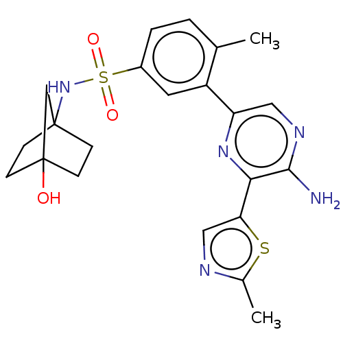 Chemical structure of BindingDB Monomer ID 549874
