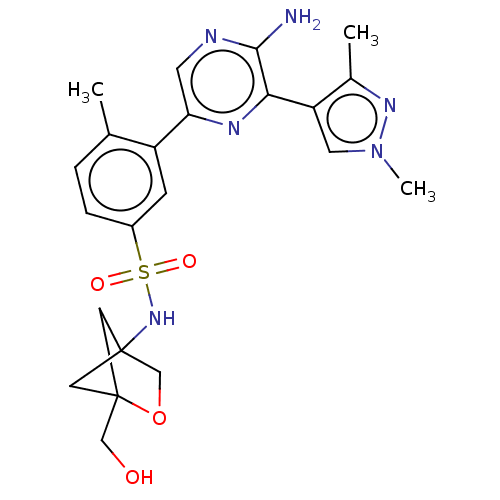 Chemical structure of BindingDB Monomer ID 549907