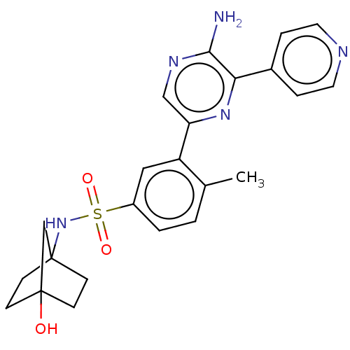 Chemical structure of BindingDB Monomer ID 549911